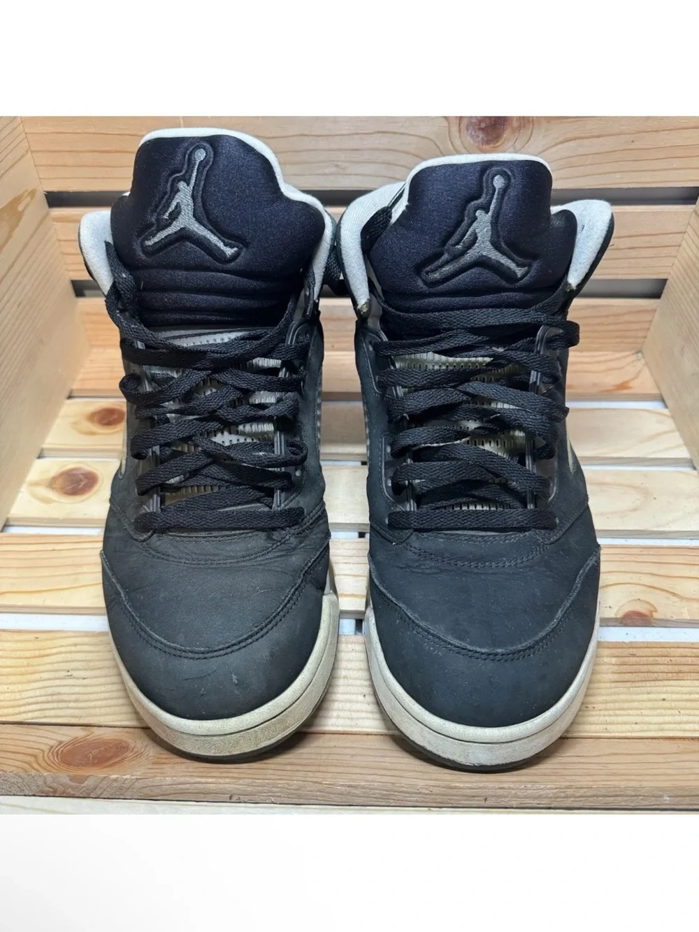 Air Jordan 5 Retro Oreo 2013 136027-035 Athletic Sneakers Shoes Mens Sz 12 Used
